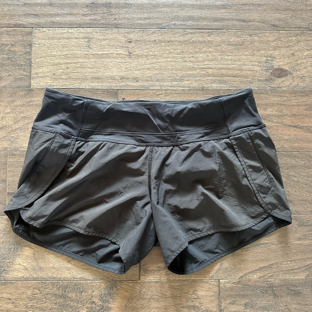 Lululemon 3” Black Running Shorts